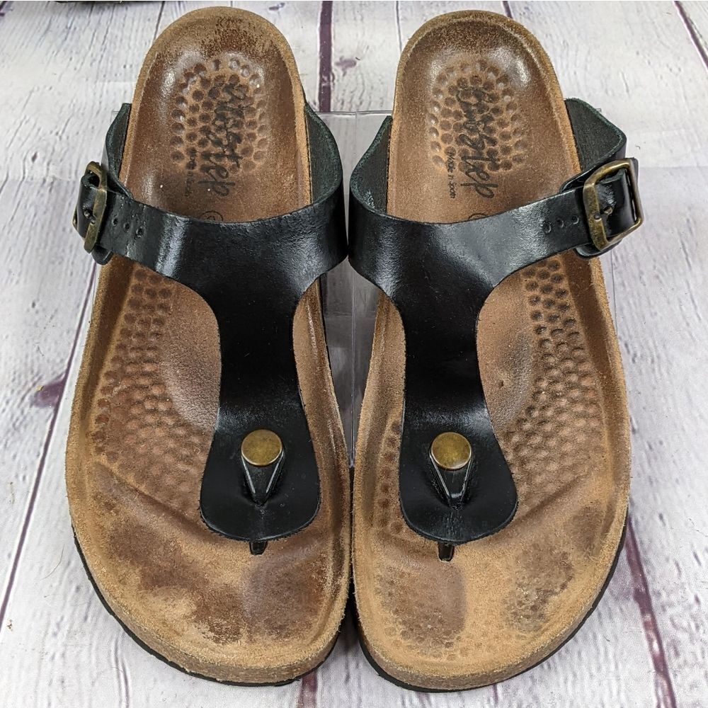 BioStep 17704 Toe Post Slides Sandals - Picture 2 of 7